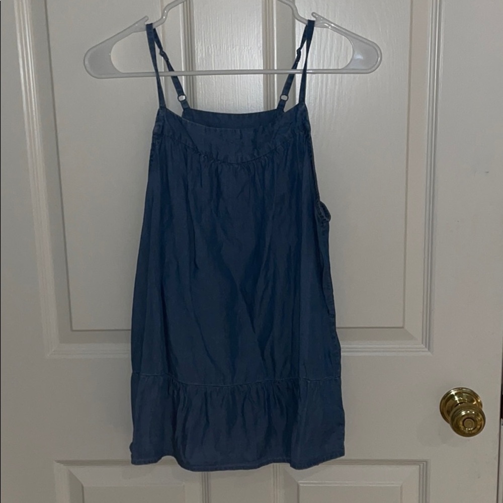 Jean tank top